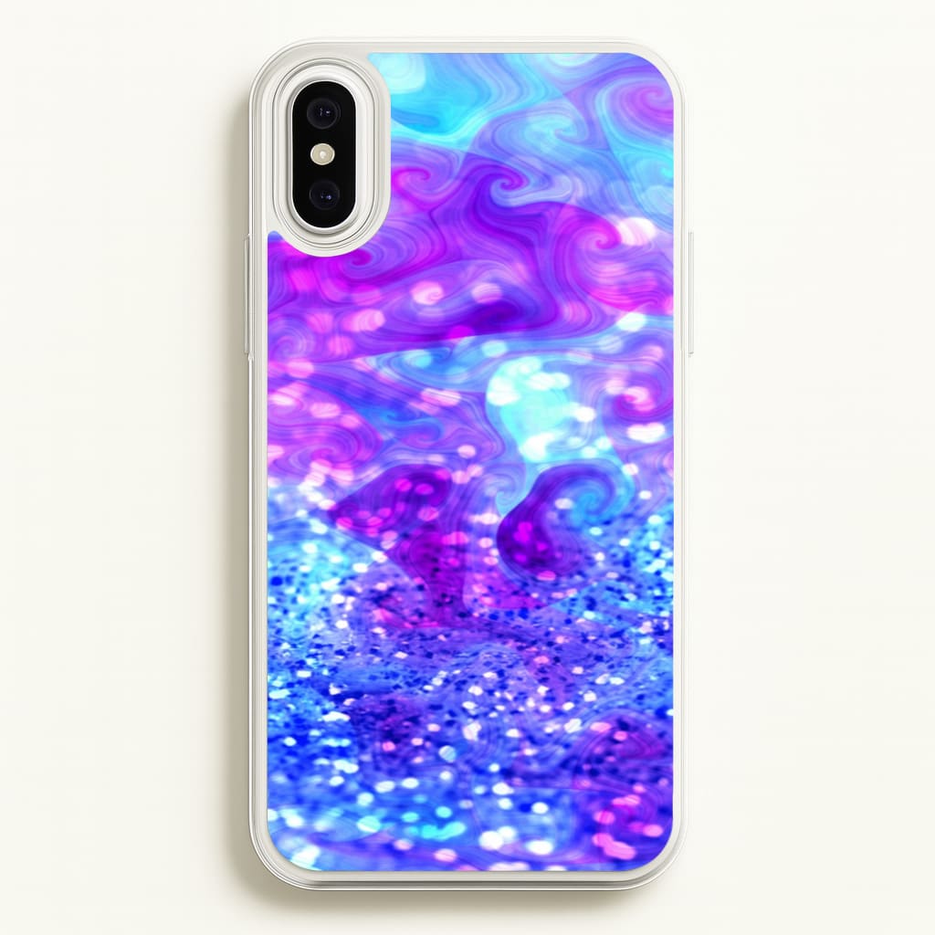Glitter Swirl, Tumblr Stlye - Phone Case for iPhone XS Max