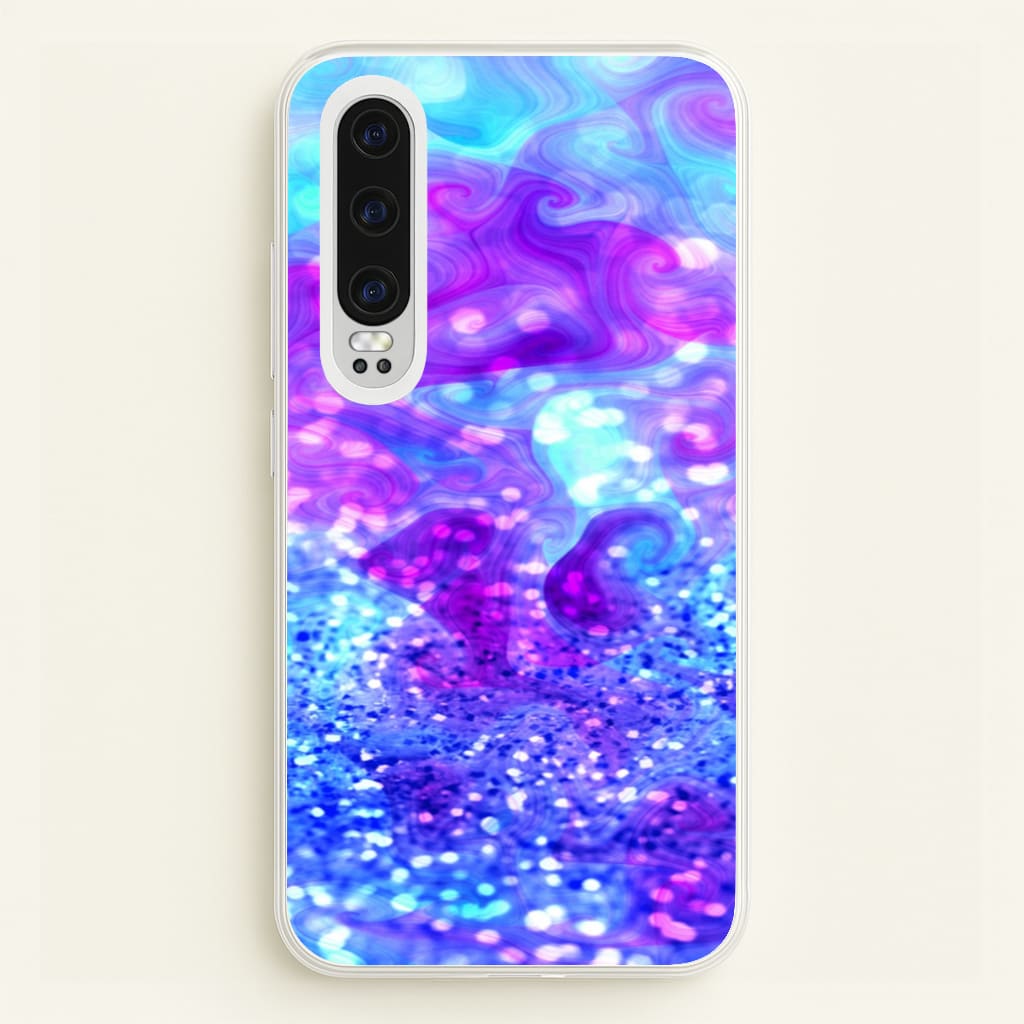 Glitter Swirl, Tumblr Stlye - Phone Case for Huawei P30