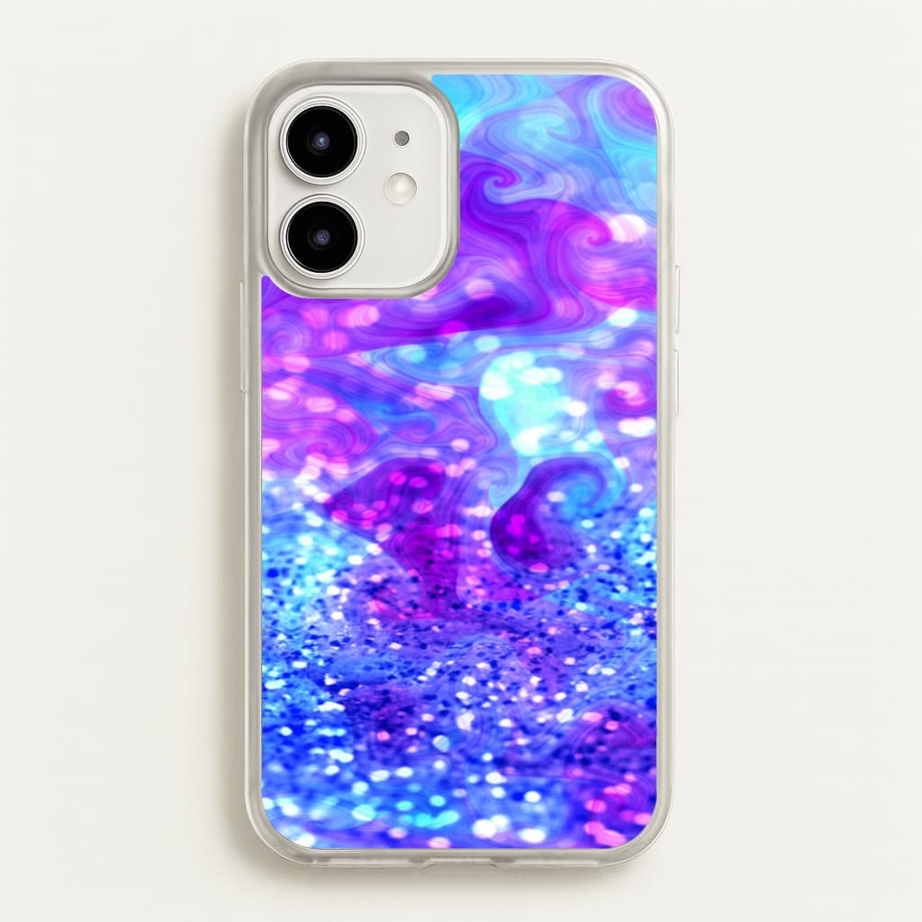Glitter Swirl, Tumblr Stlye - Phone Case for iPhone 12 Mini