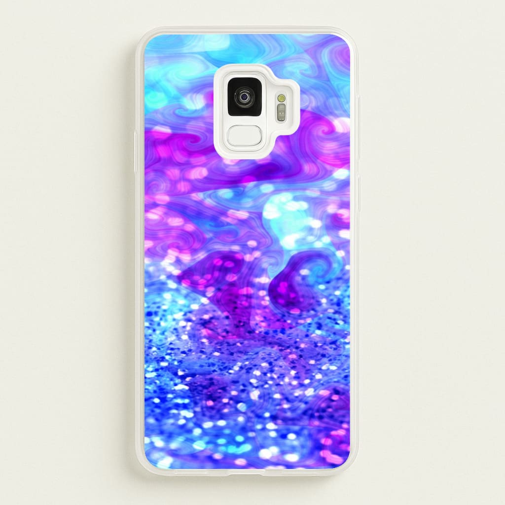 Glitter Swirl, Tumblr Stlye - Phone Case for Galaxy S9