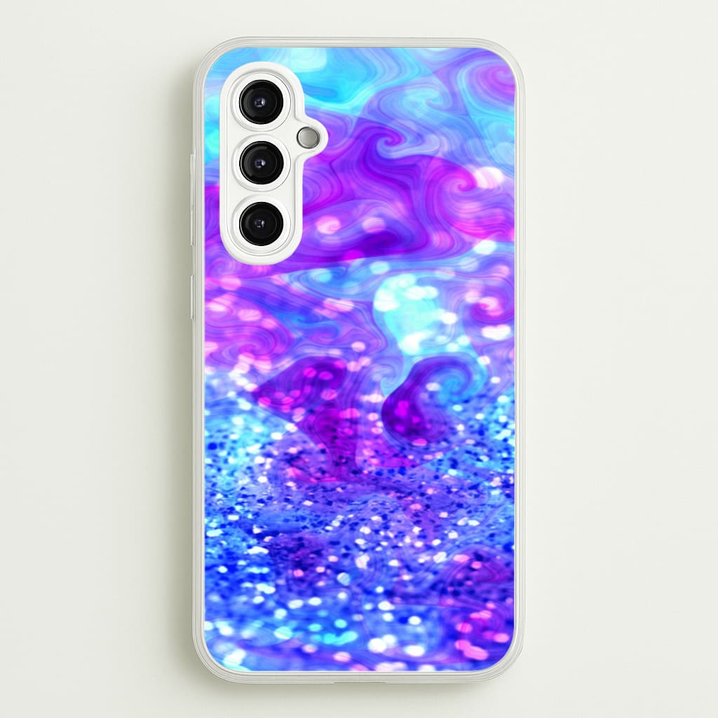 Glitter Swirl, Tumblr Stlye - Phone Case for Galaxy A14