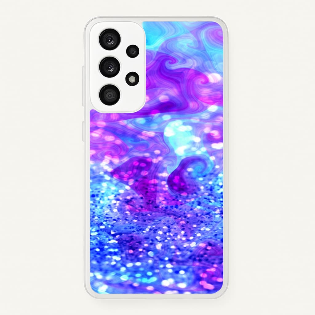 Glitter Swirl, Tumblr Stlye - Phone Case for Galaxy A53
