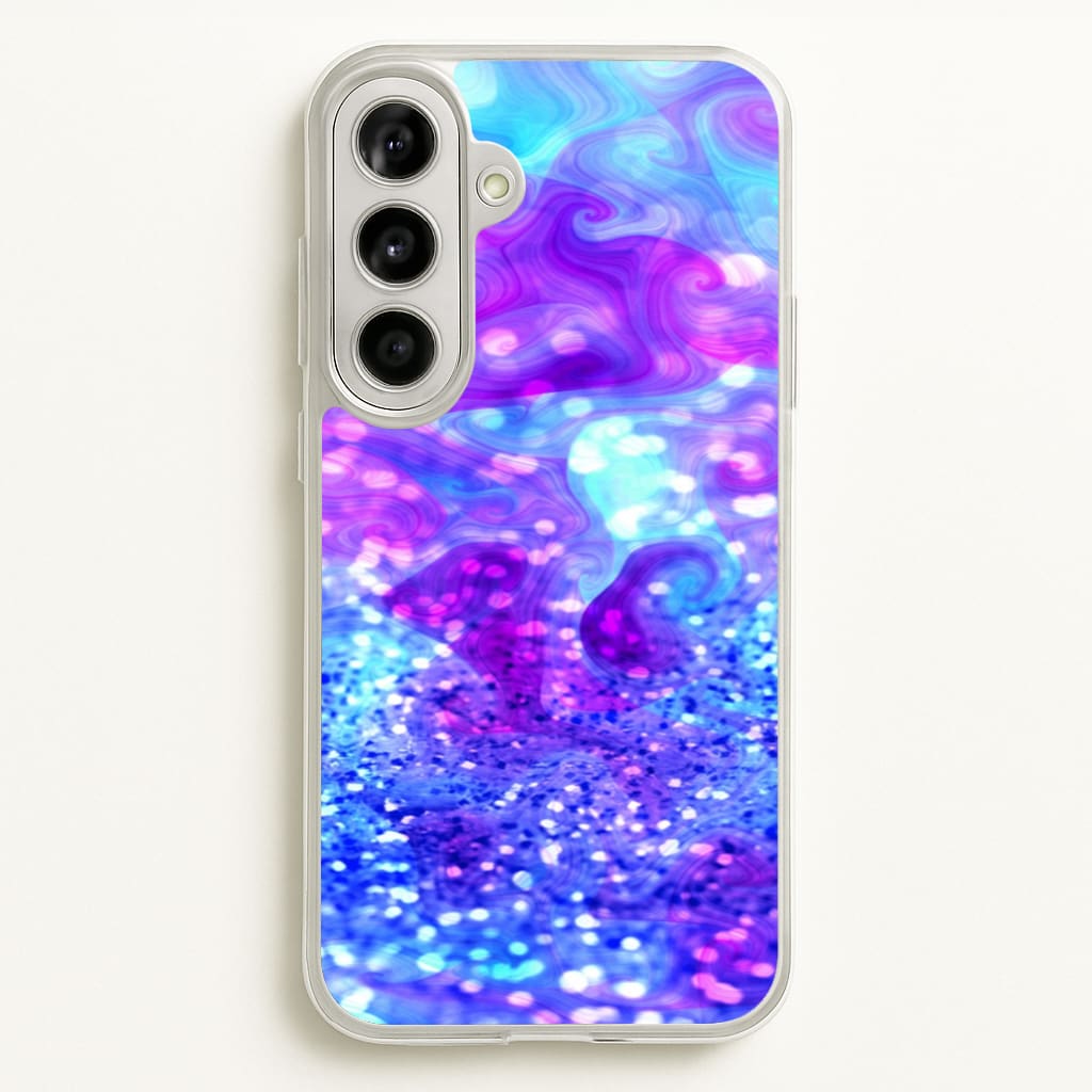 Glitter Swirl, Tumblr Stlye - Phone Case for Galaxy A56