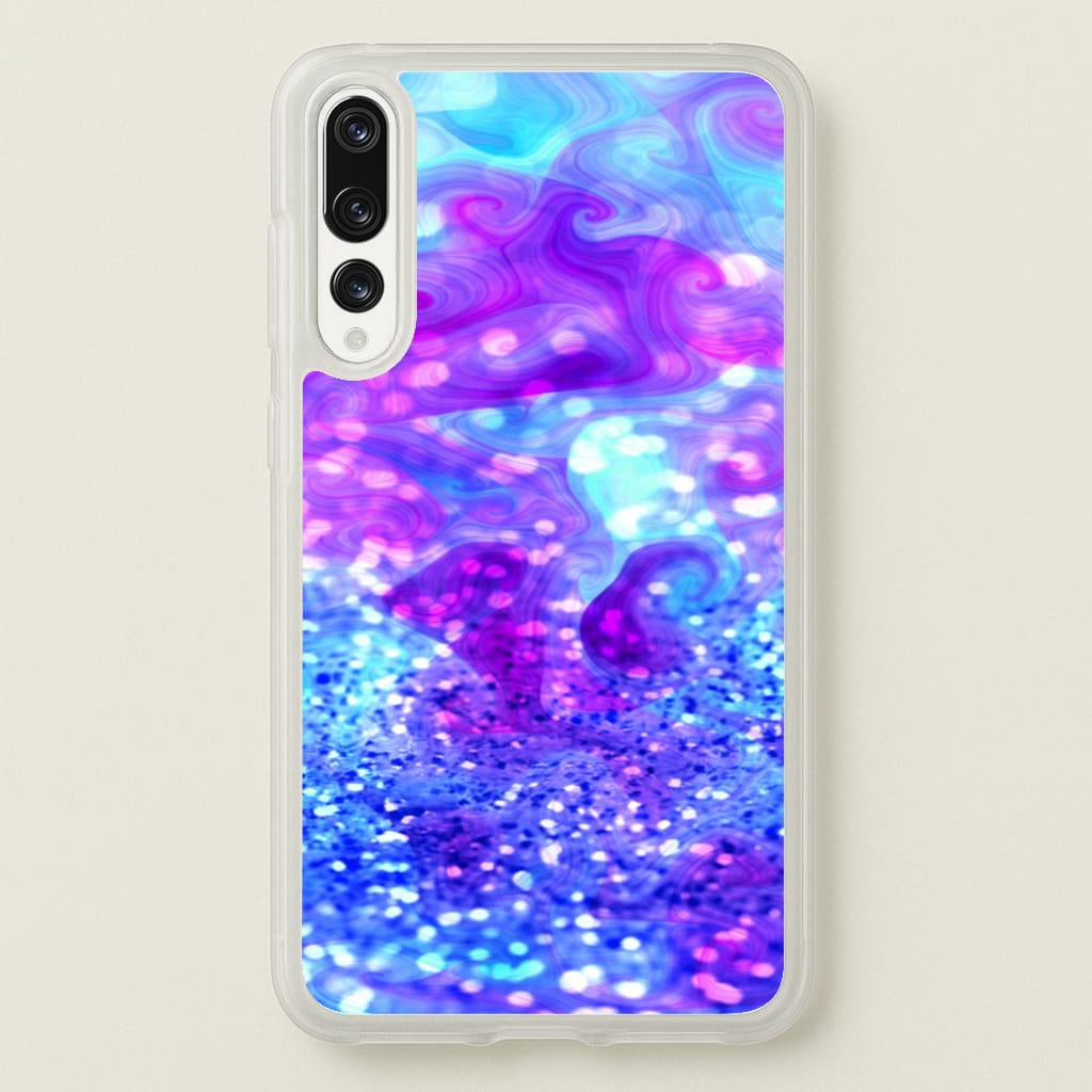 Glitter Swirl, Tumblr Stlye - Phone Case for Huawei P20 Pro