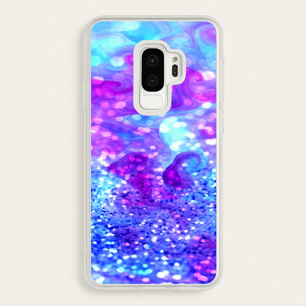 Glitter Swirl, Tumblr Stlye - Phone Case for Galaxy S9 Plus