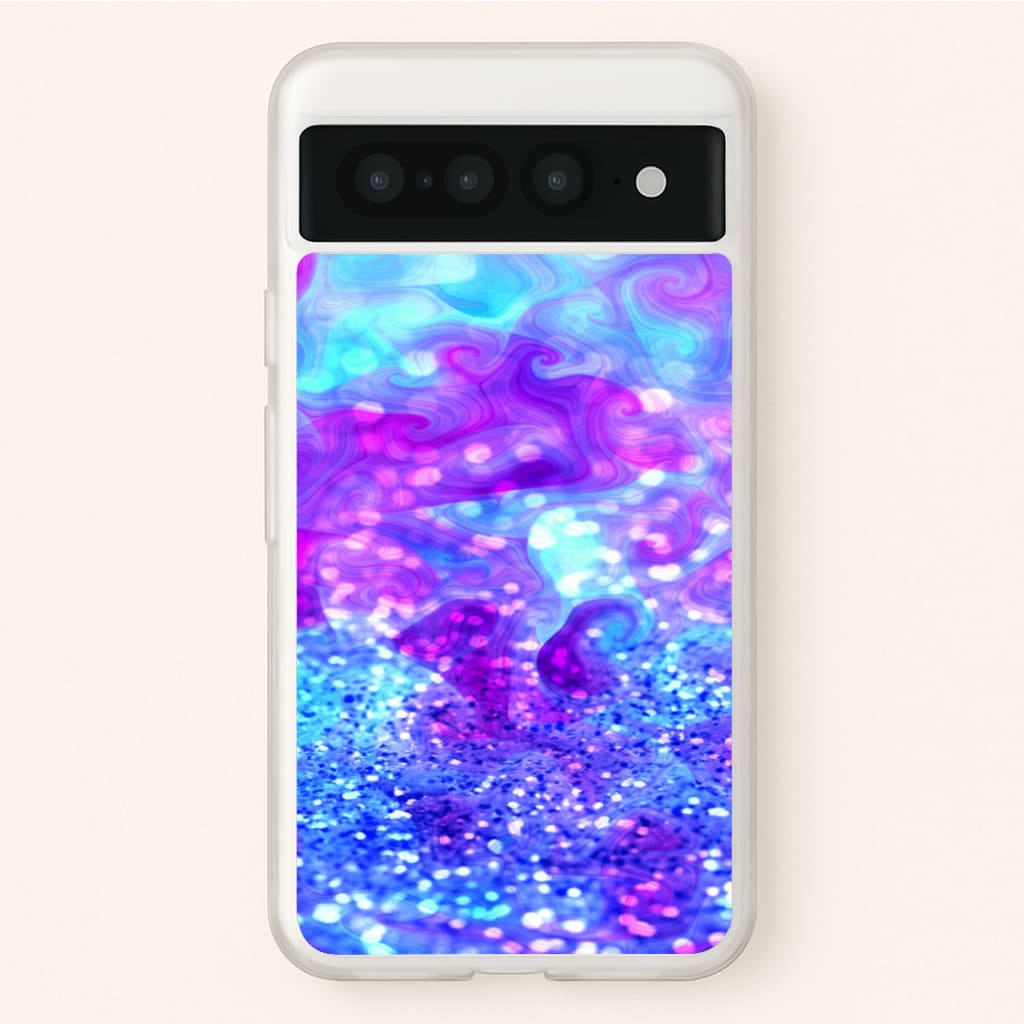 Glitter Swirl, Tumblr Stlye - Phone Case for Google Pixel 7 Pro