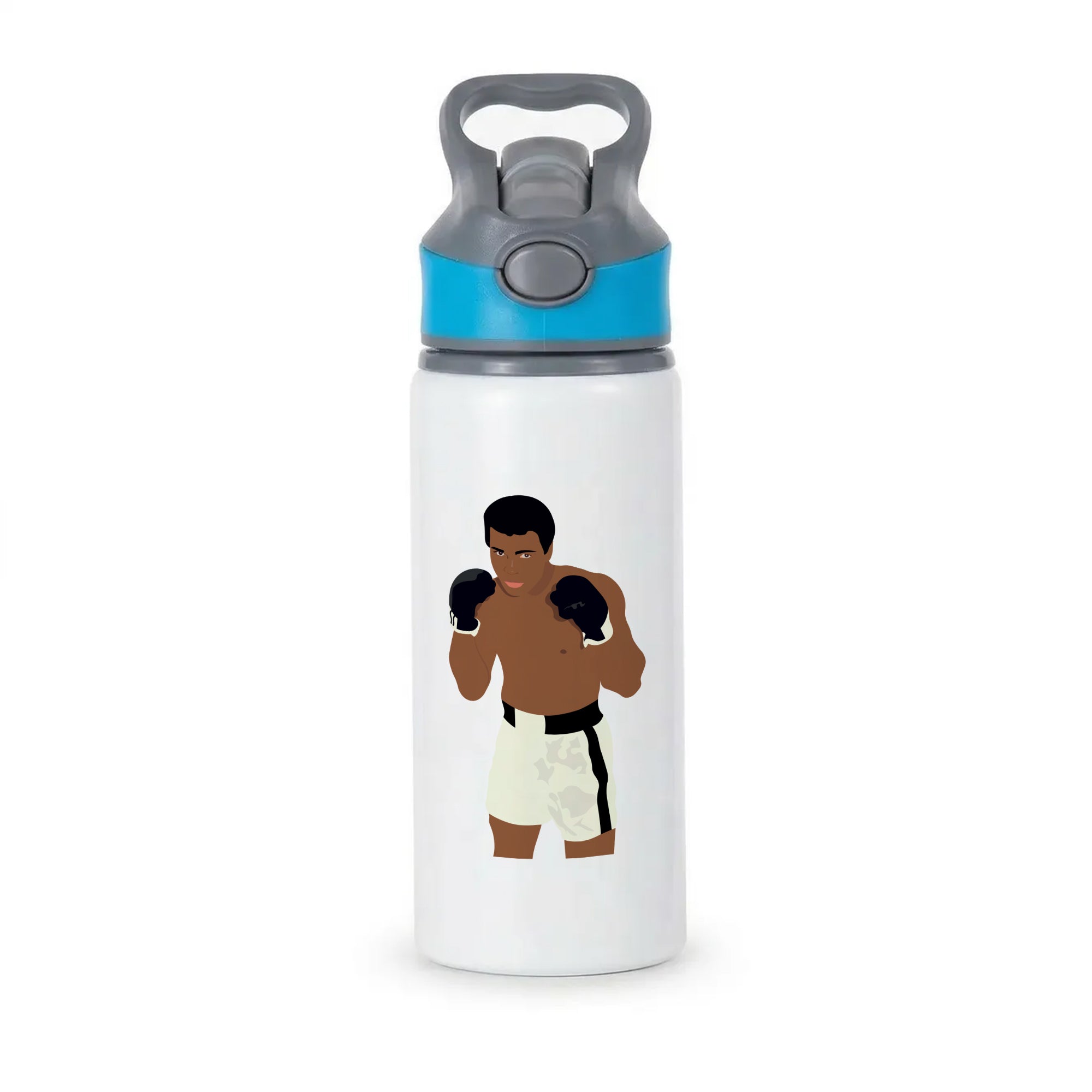 Ali - Boxing Active Water Bottle - Blue