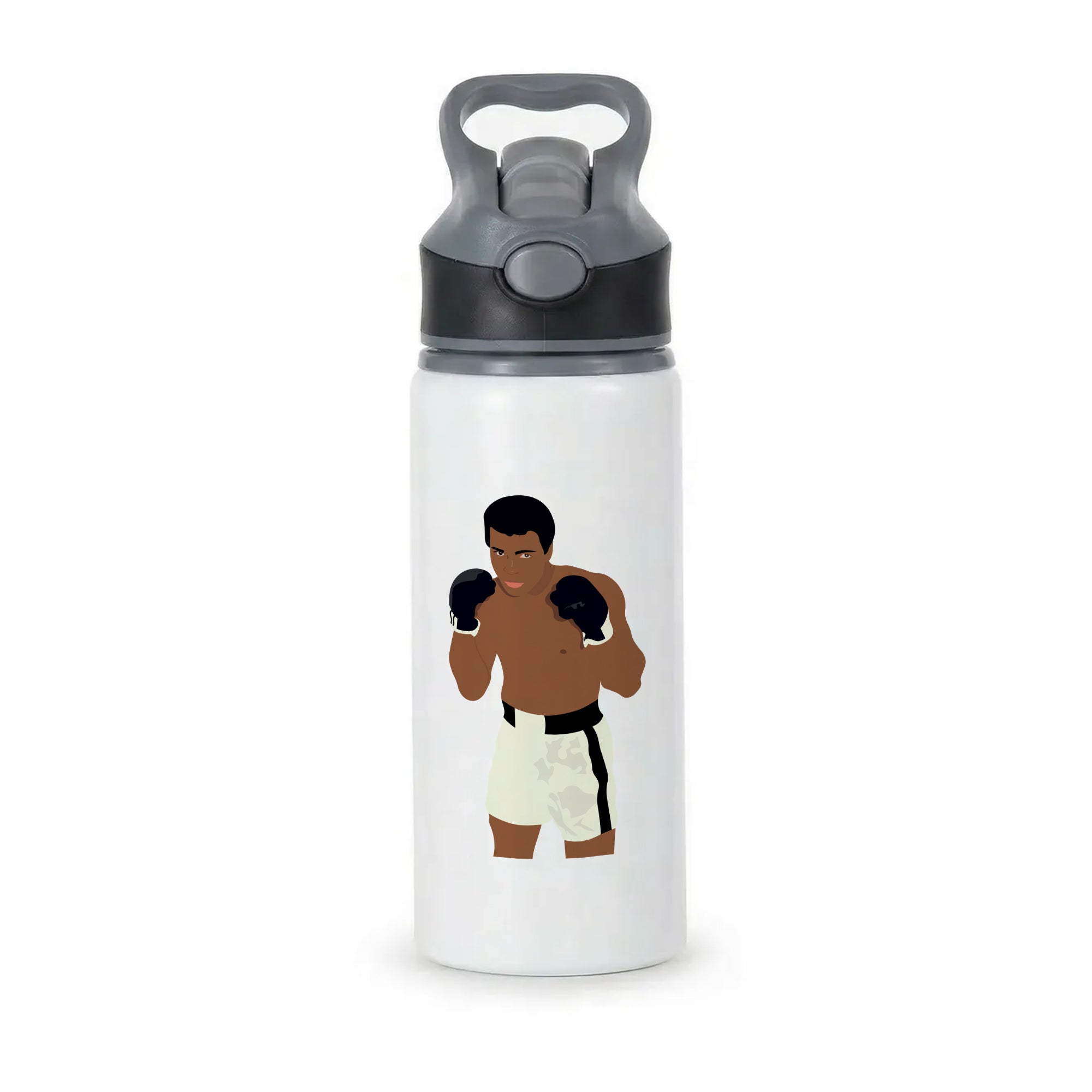 Ali - Boxing Active Water Bottle - Black