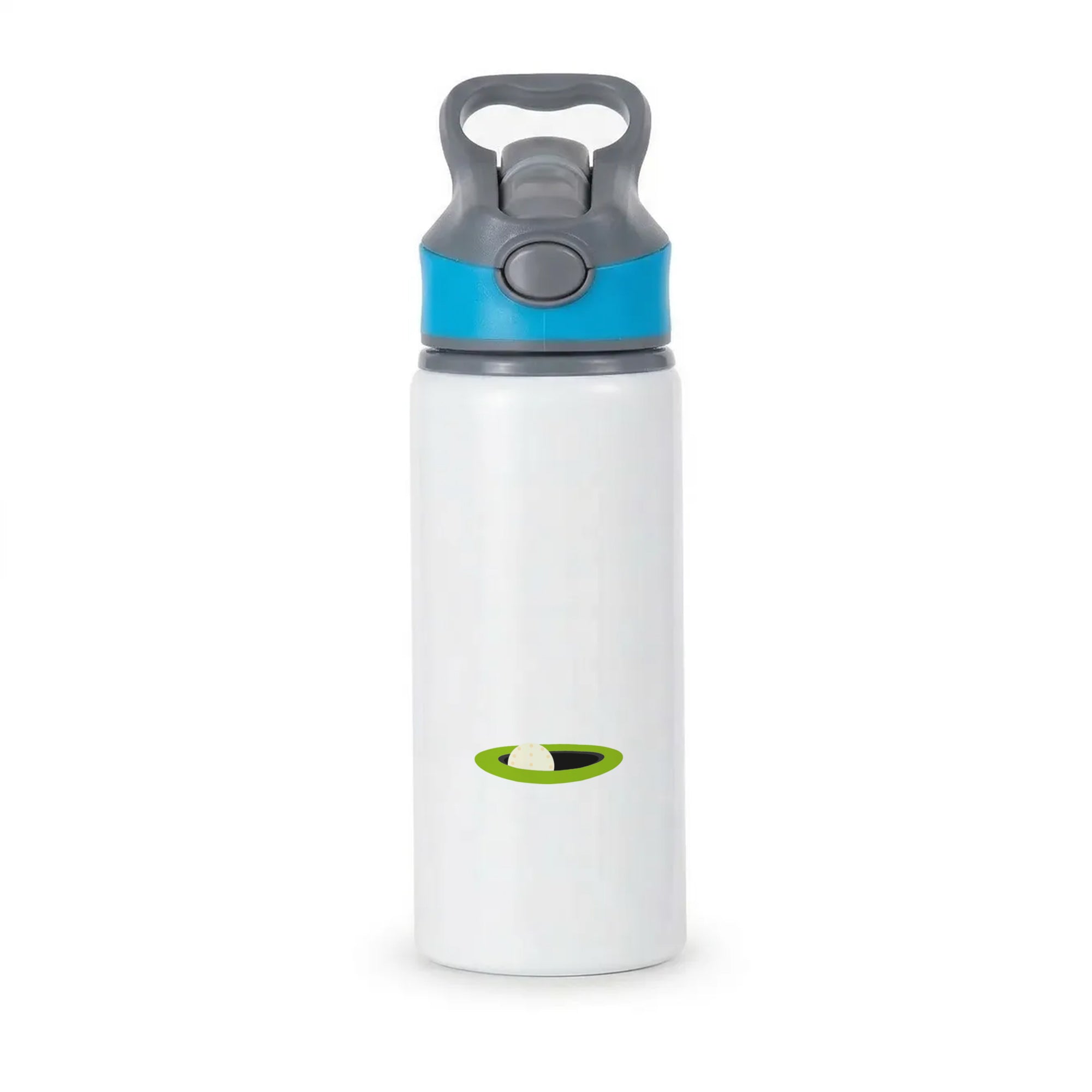 Hole - Golf Active Water Bottle - Blue