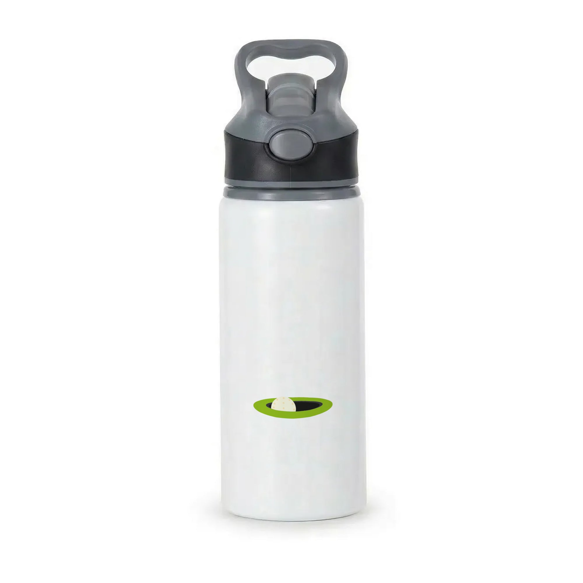Hole - Golf Active Water Bottle - Black