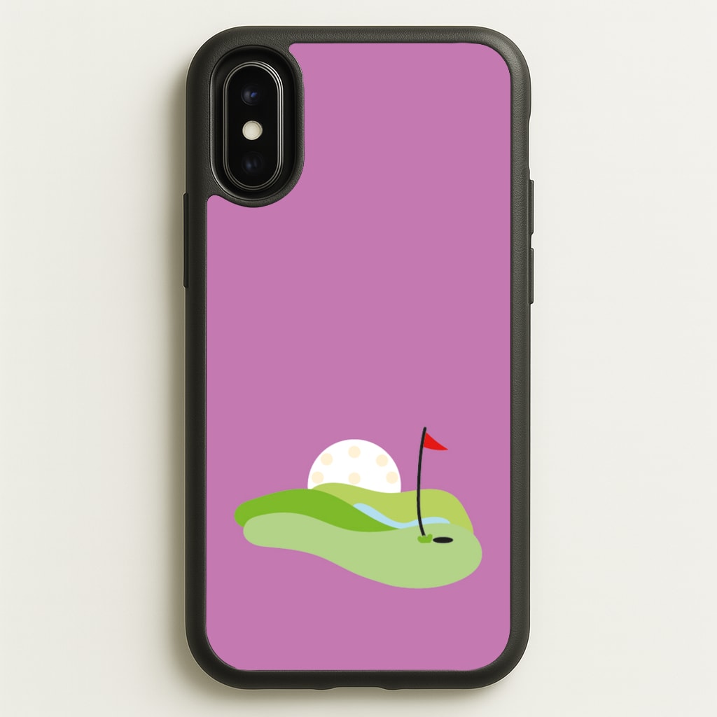 Golf course - Golf Phone Case for iPhone X / XS