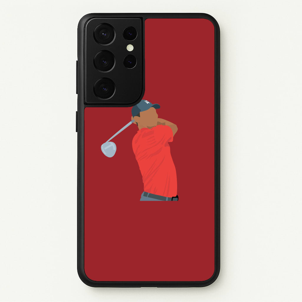 Tiger - Golf - Golf Phone Case for Galaxy S21 Ultra