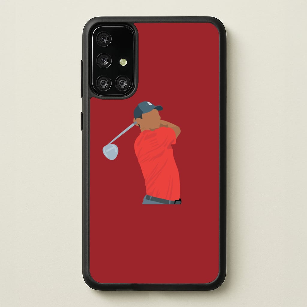 Tiger - Golf - Golf Phone Case for Galaxy A71