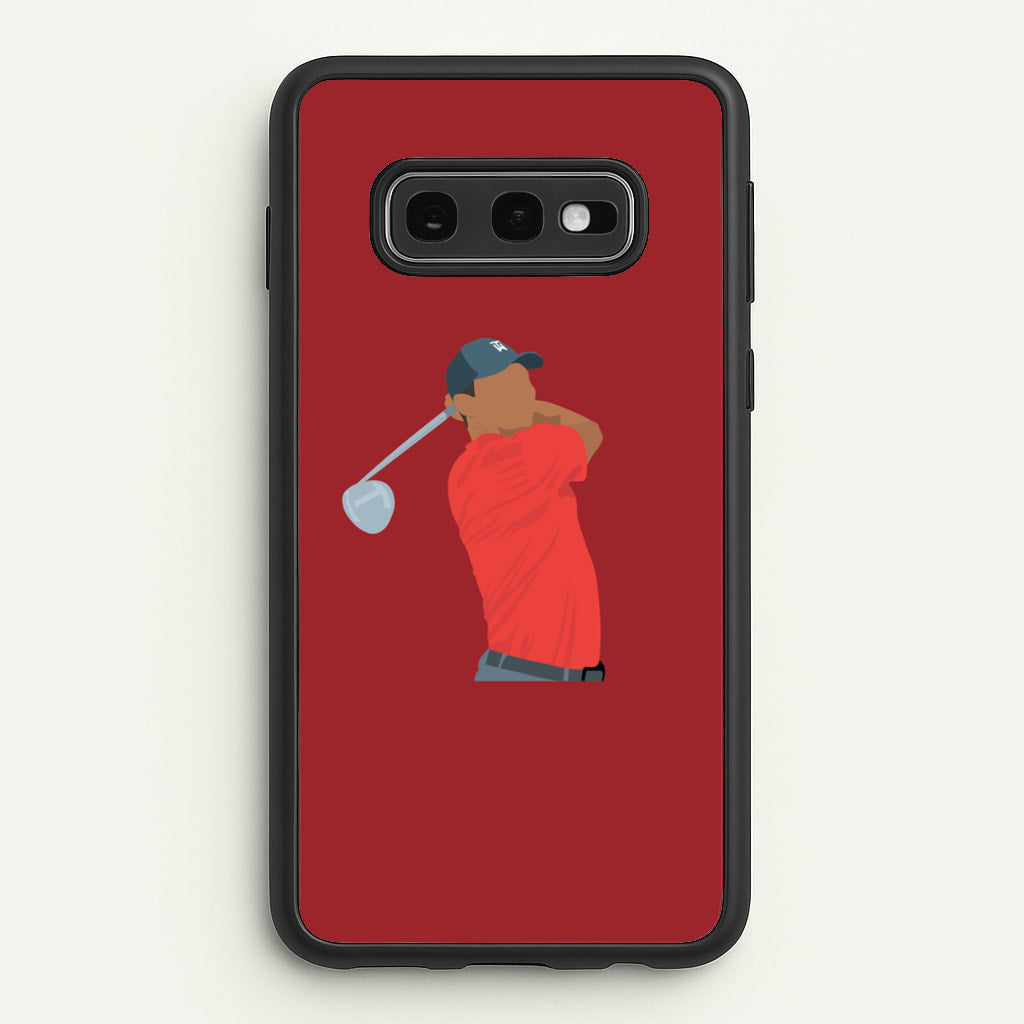 Tiger - Golf - Golf Phone Case for Galaxy S10e