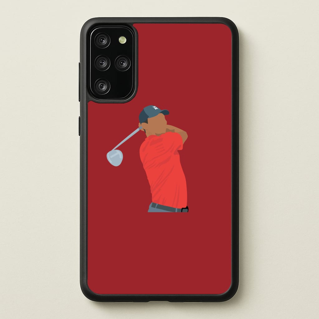 Tiger - Golf - Golf Phone Case for Galaxy S20 Plus