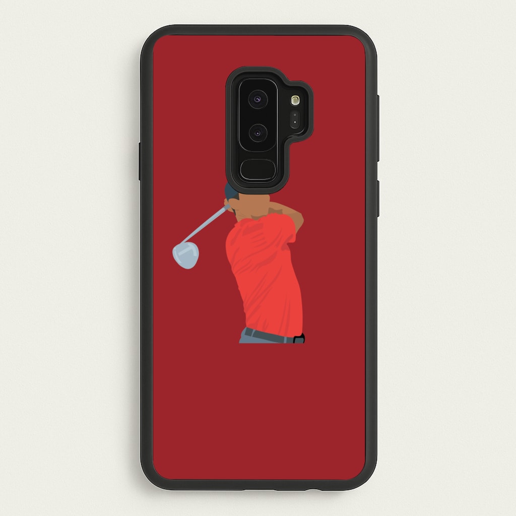Tiger - Golf - Golf Phone Case for Galaxy S9 Plus