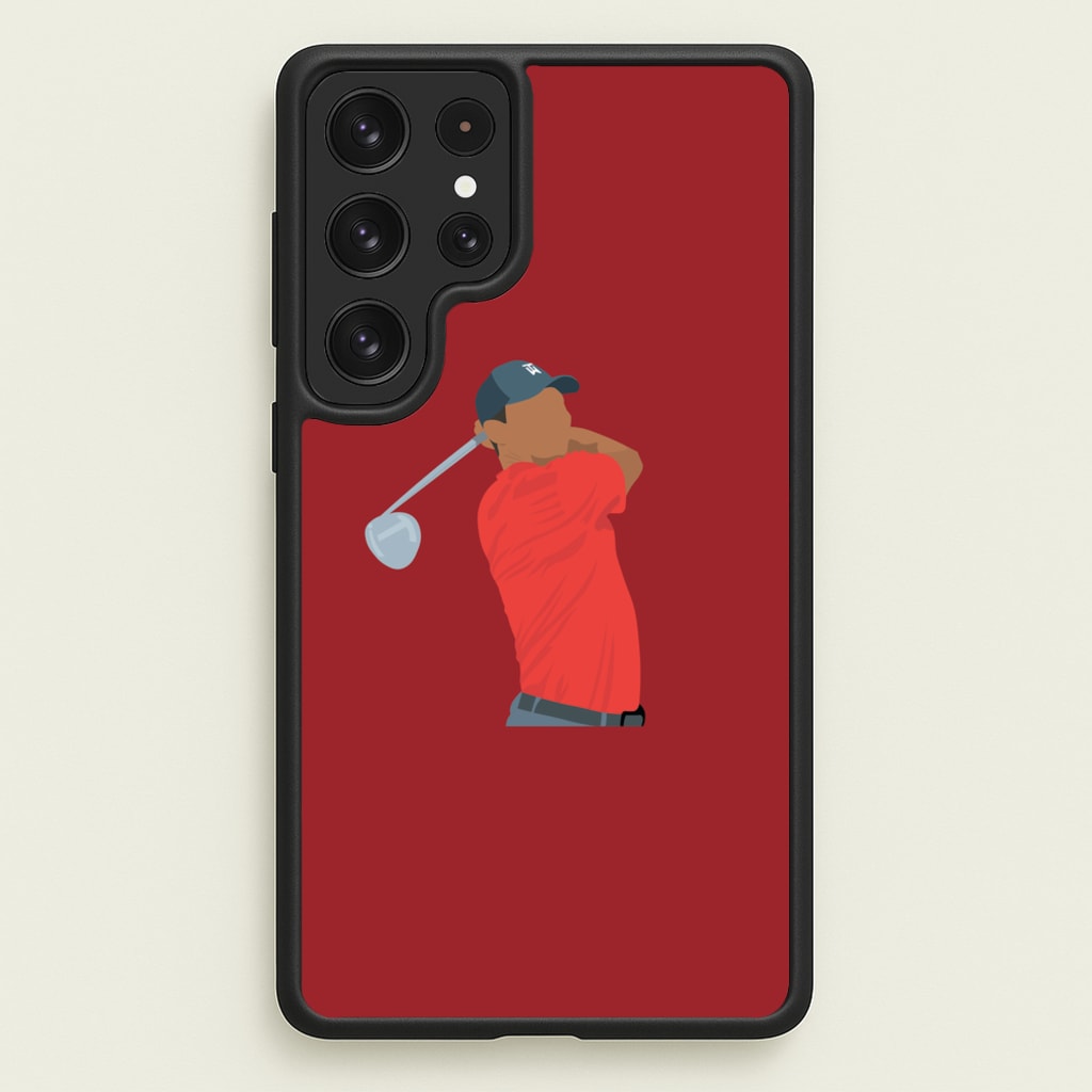 Tiger - Golf - Golf Phone Case for Galaxy S22 Ultra