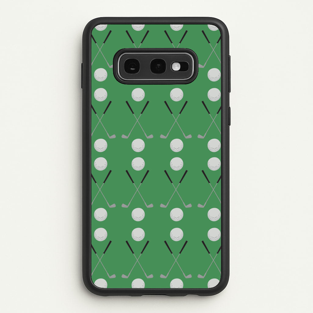 Golf clubs - Golf Phone Case for Galaxy S10e