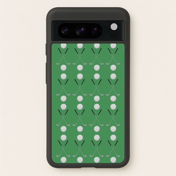Golf clubs - Golf Phone Case for Google Pixel 8 Pro
