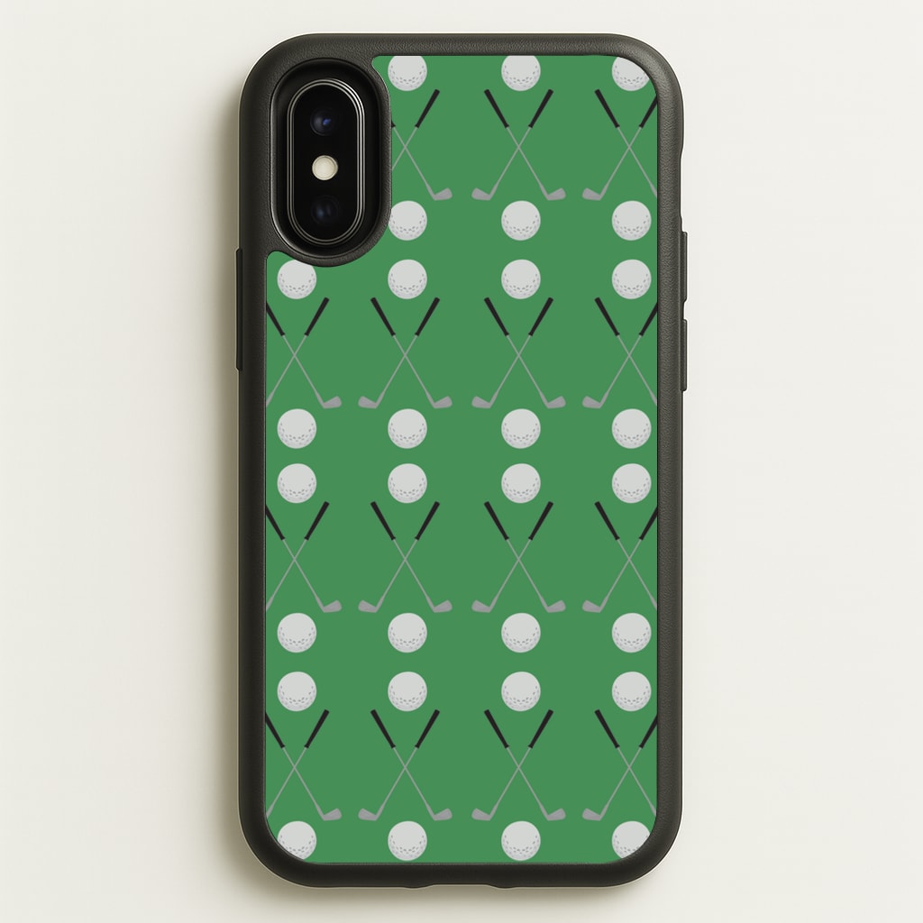 Golf clubs - Golf Phone Case for iPhone X / XS