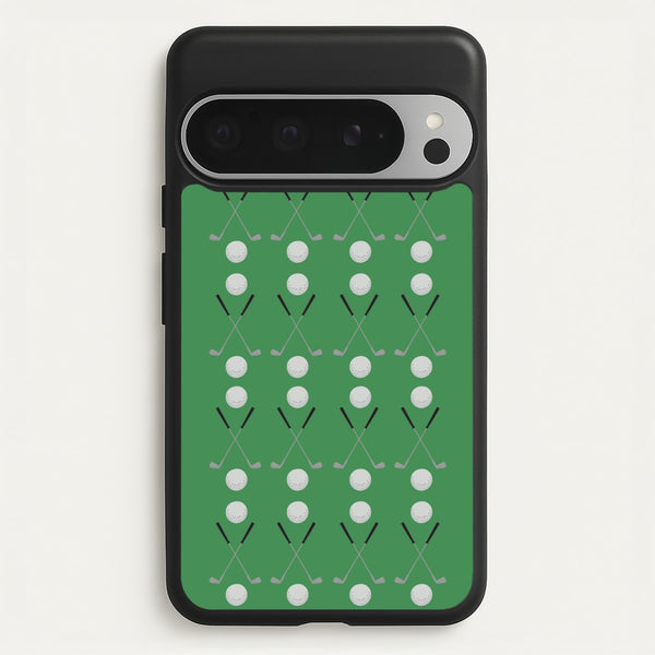 Golf clubs - Golf Phone Case for Google Pixel 9 Pro XL
