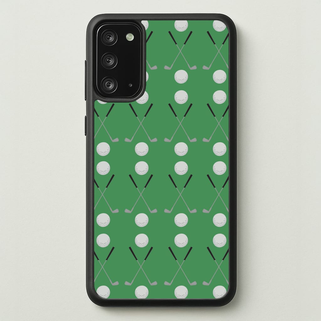Golf clubs - Golf Phone Case for Galaxy Note 20