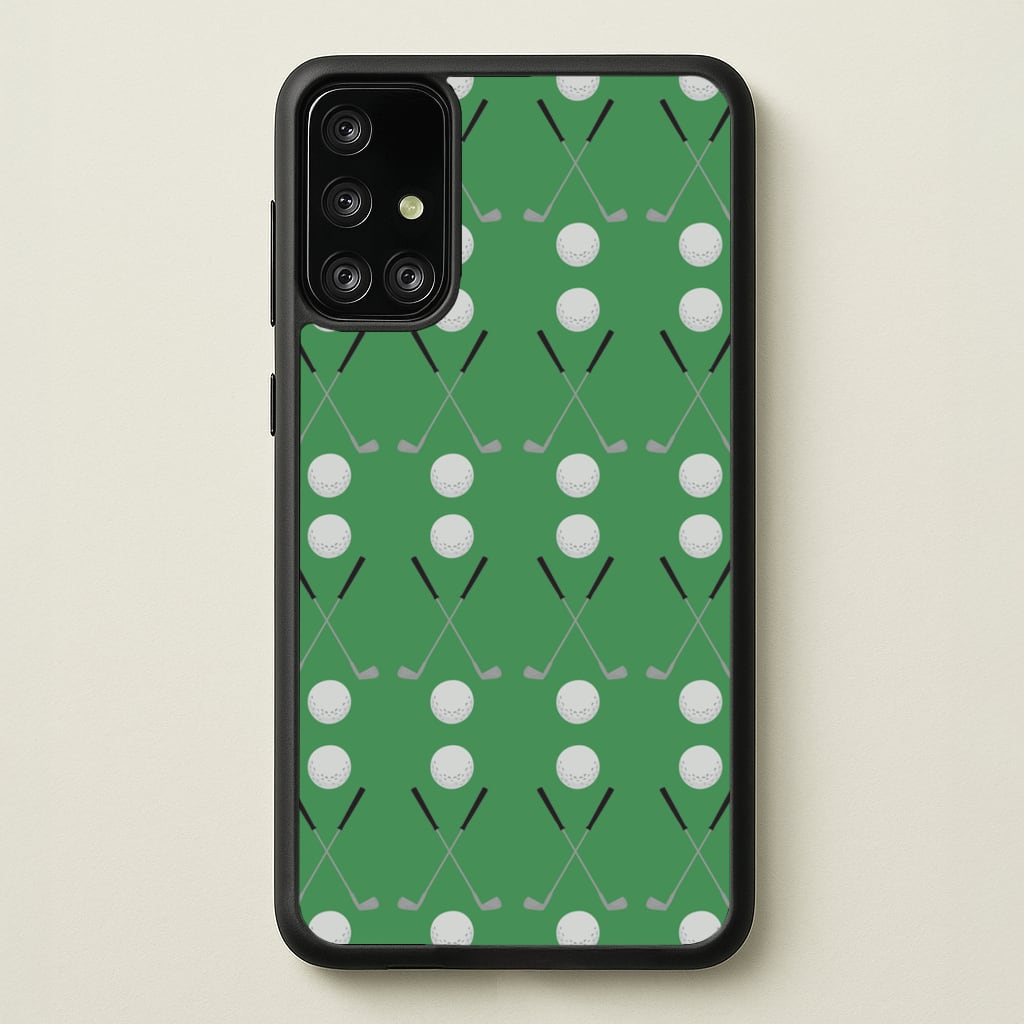 Golf clubs - Golf Phone Case for Galaxy A71