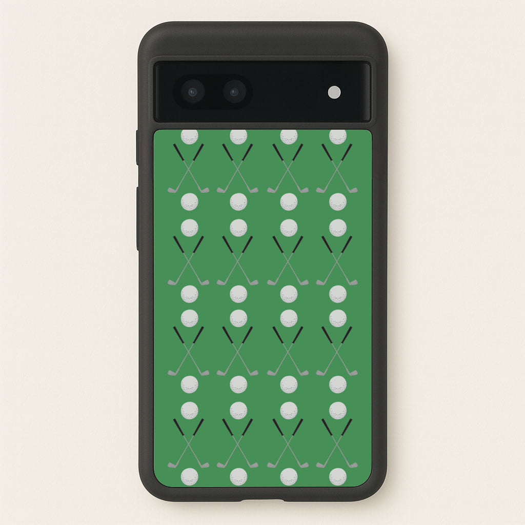 Golf clubs - Golf Phone Case for Google Pixel 6a