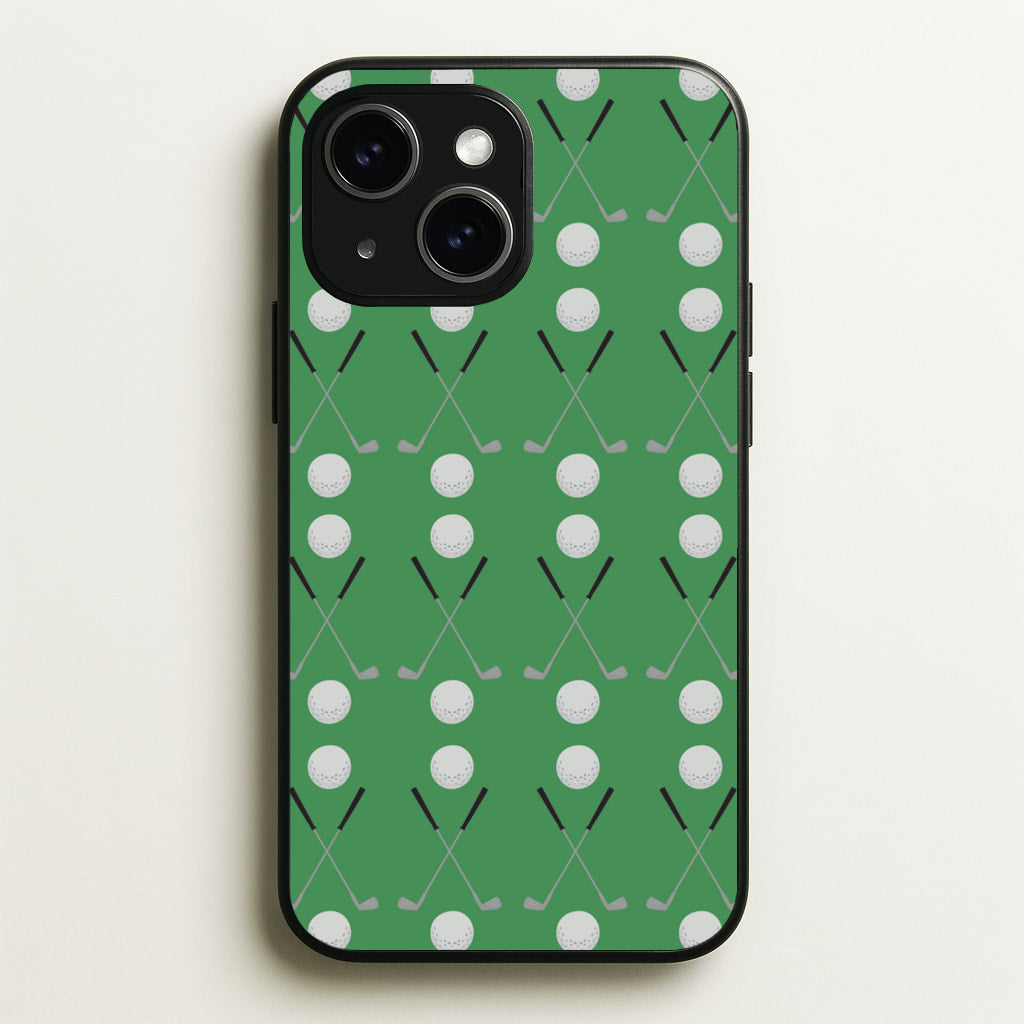 Golf clubs - Golf Phone Case for iPhone 14