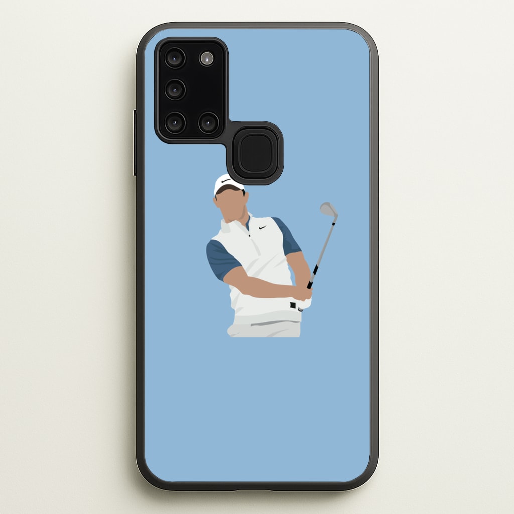 Mcllroy - Golf - Golf Phone Case for Galaxy A21s