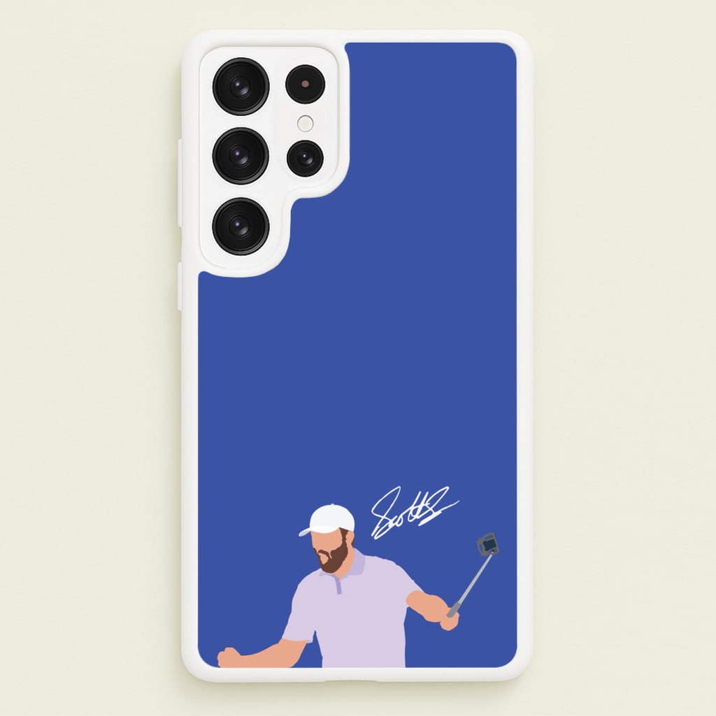 Scheffler Signature - Golf Phone Case for Galaxy S22 Ultra