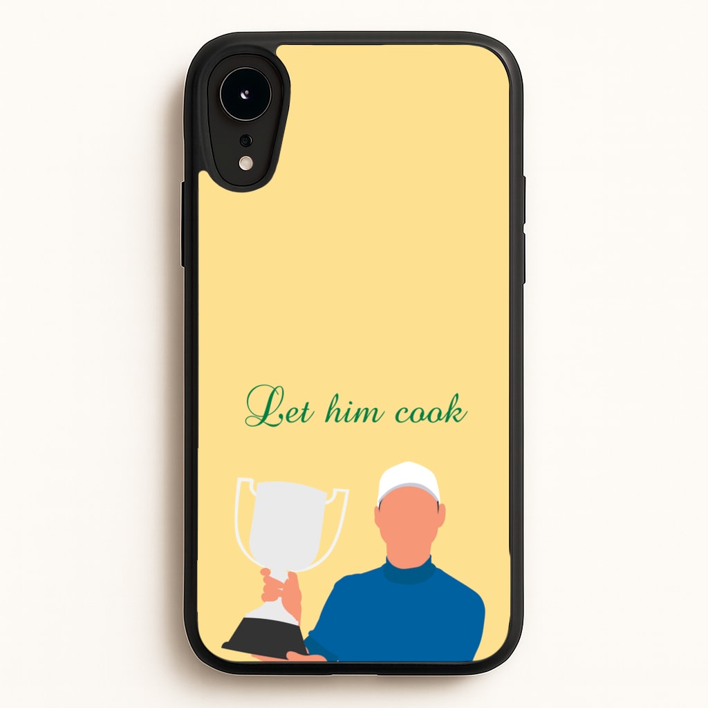 Let Him Cook - Golf Phone Case for iPhone XR