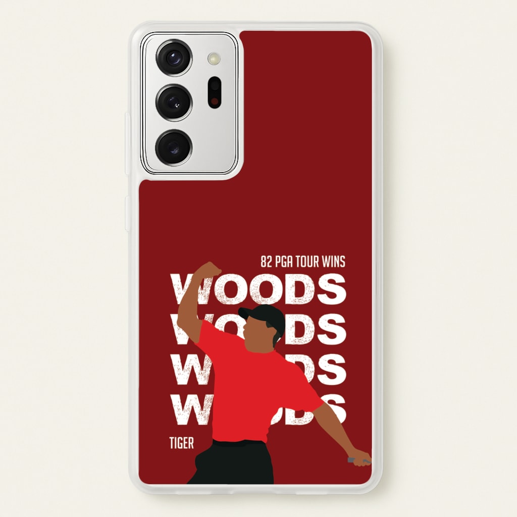 Woods Dark Red - Golf Phone Case for Galaxy Note 20 Ultra