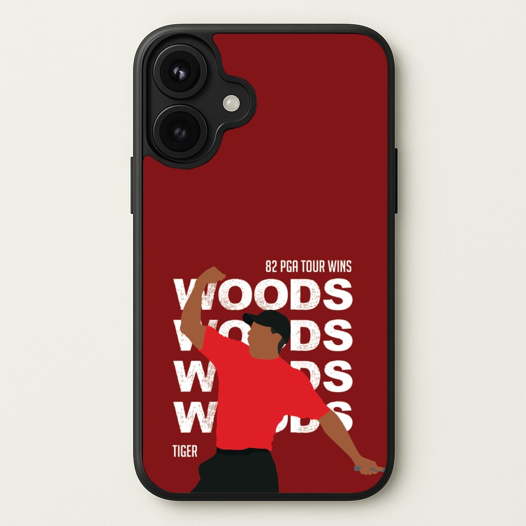 Woods Dark Red Phone Case for iPhone 17