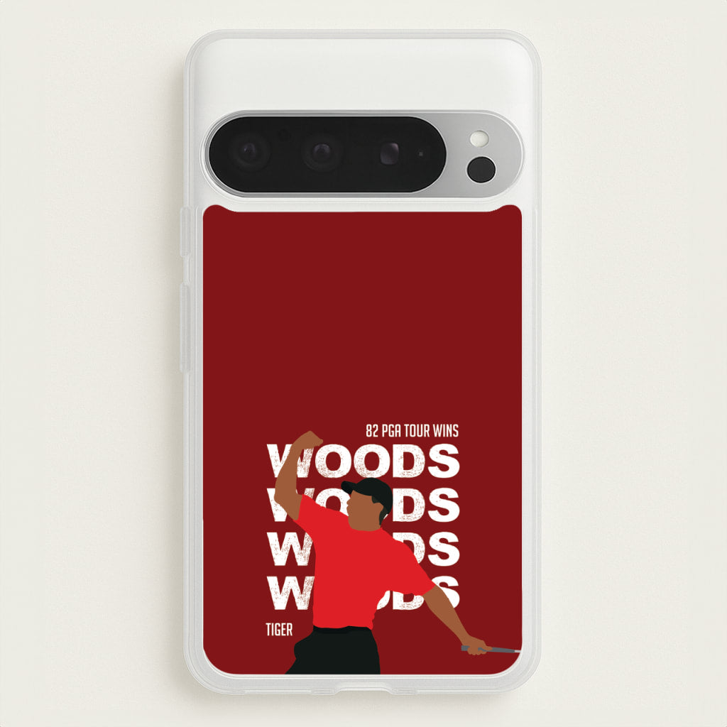 Woods Dark Red - Golf Phone Case for Google Pixel 9 Pro XL