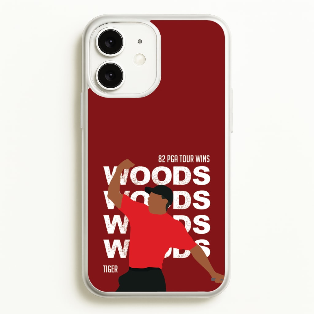 Woods Dark Red - Golf Phone Case for iPhone 11