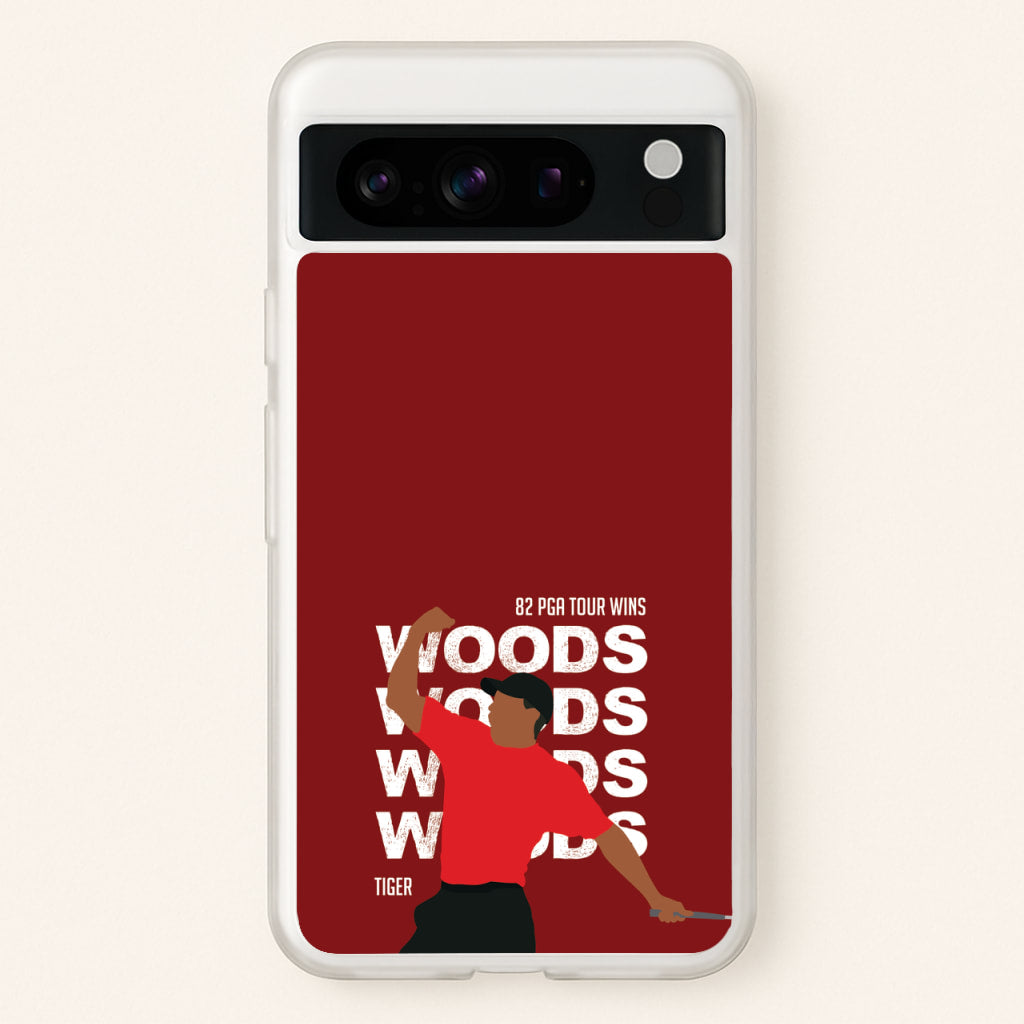 Woods Dark Red - Golf Phone Case for Google Pixel 8 Pro