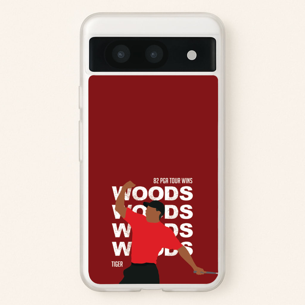 Woods Dark Red - Golf Phone Case for Google Pixel 8a