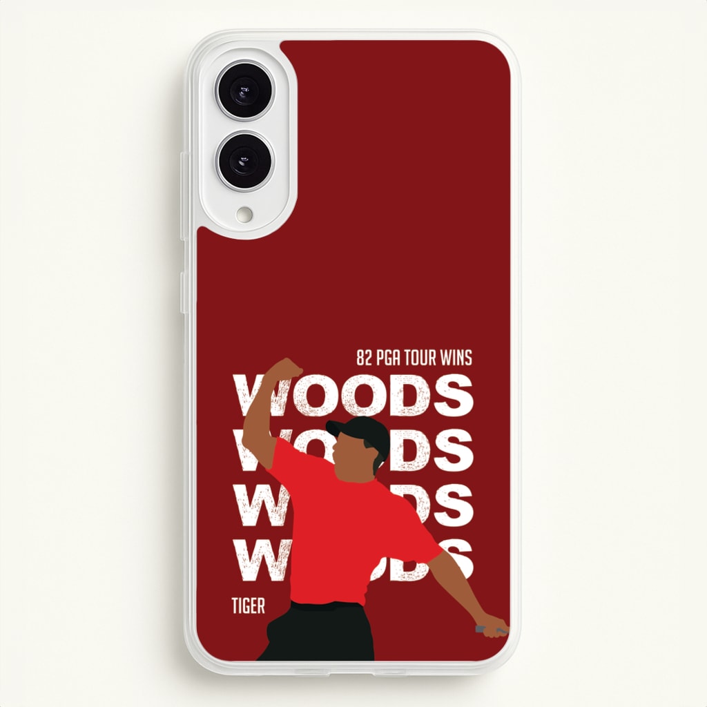 Woods Dark Red - Golf Phone Case for Galaxy S25 Edge