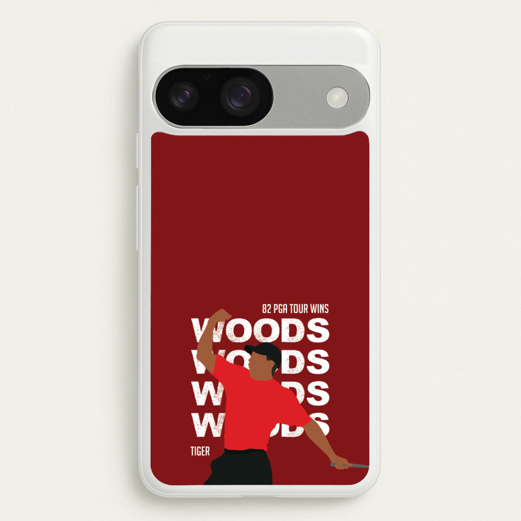 Woods Dark Red - Golf Phone Case for Google Pixel 9 / 9 Pro