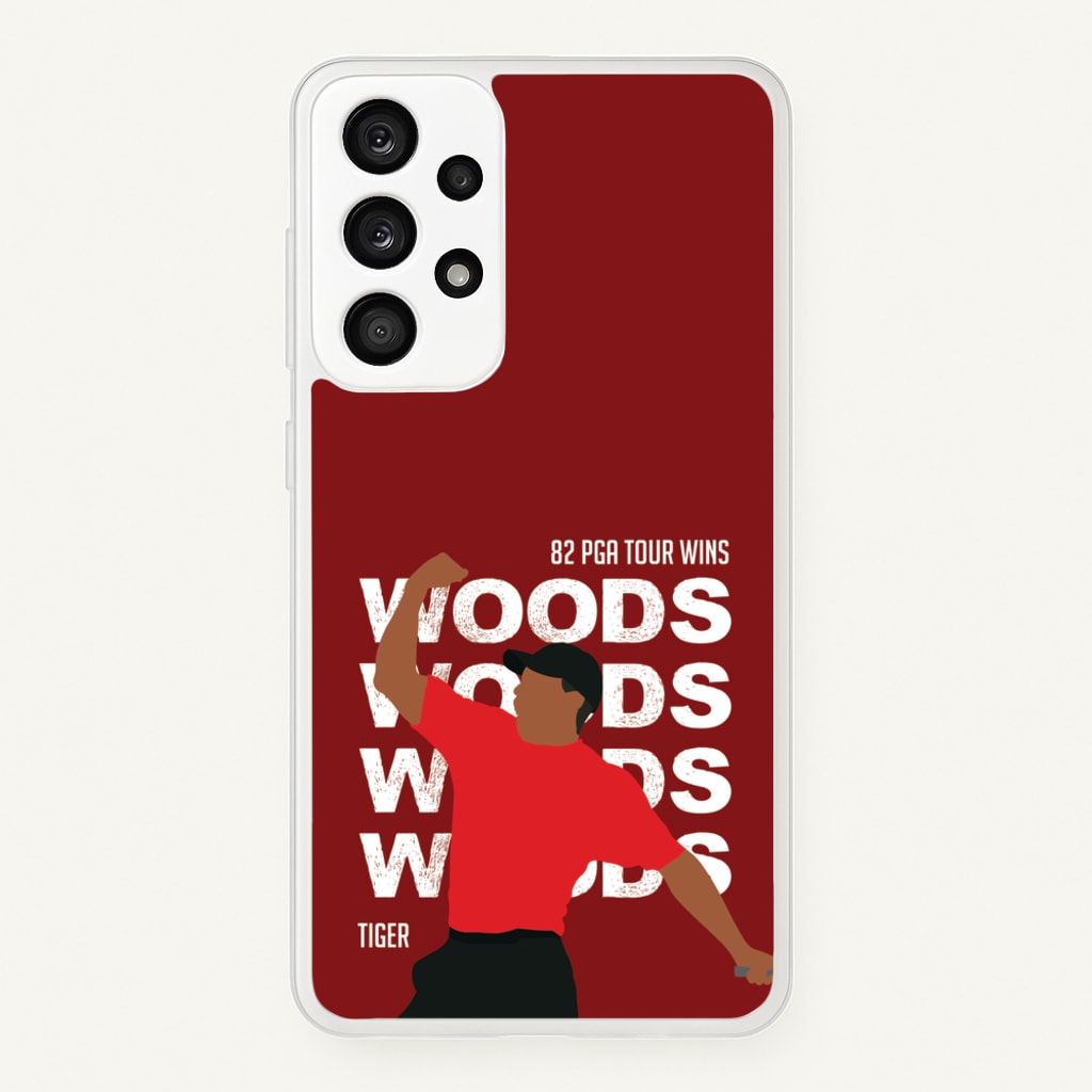 Woods Dark Red - Golf Phone Case for Galaxy A53