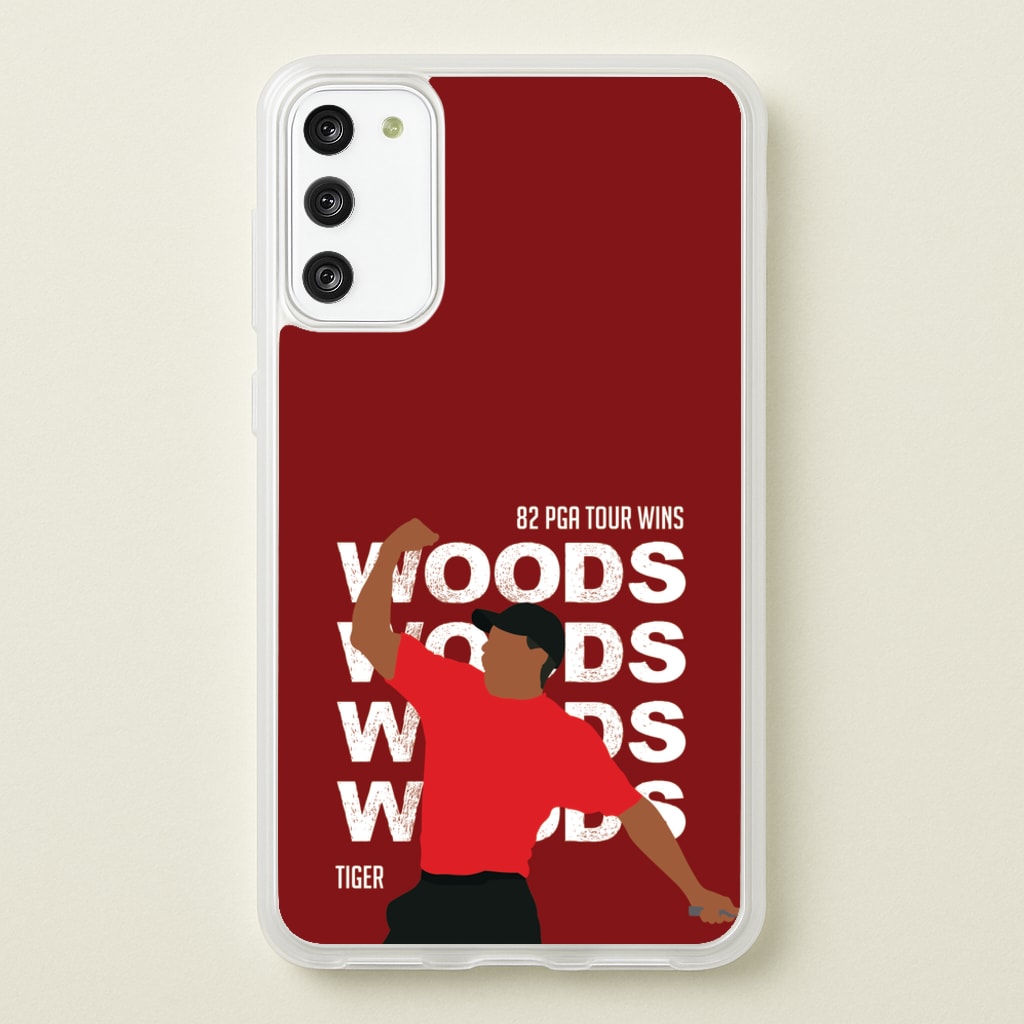 Woods Dark Red - Golf Phone Case for Galaxy A41