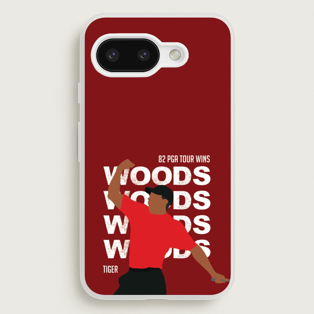 Woods Dark Red - Golf Phone Case for Google Pixel 9a