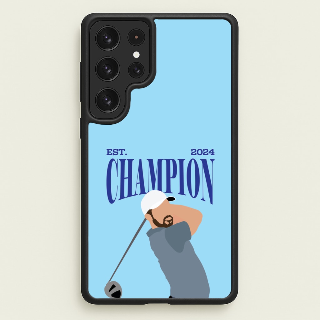 Schauffele Champion 2024 - Golf Phone Case for Galaxy S22 Ultra