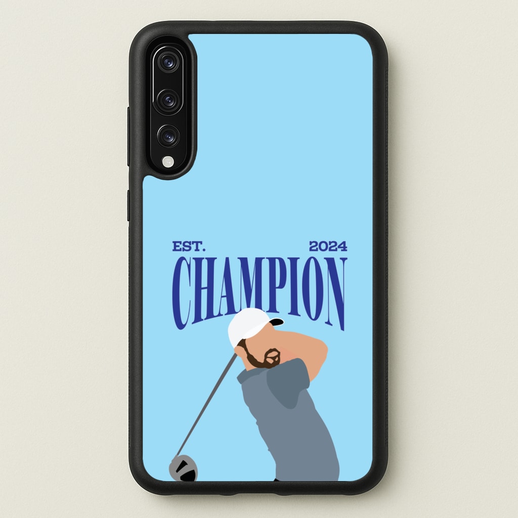 Schauffele Champion 2024 - Golf Phone Case for Huawei P20 Pro