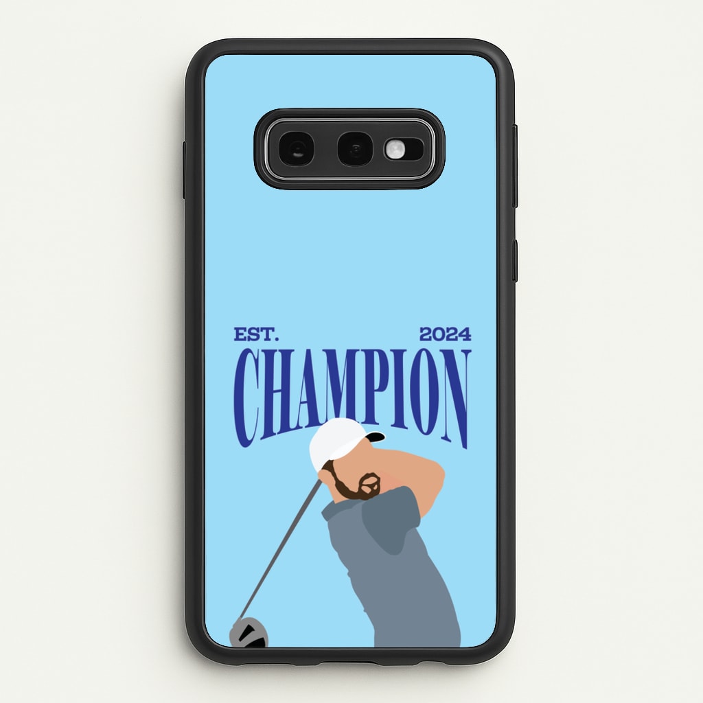 Schauffele Champion 2024 - Golf Phone Case for Galaxy S10e