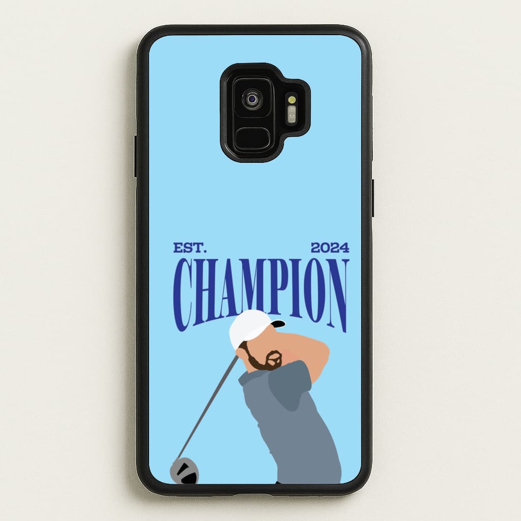 Schauffele Champion 2024 - Golf Phone Case for Galaxy S9