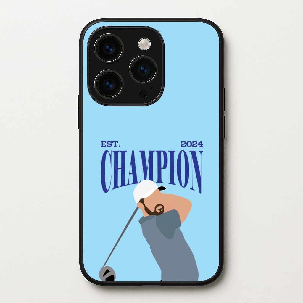 Schauffele Champion 2024 - Golf Phone Case for iPhone 15 Pro