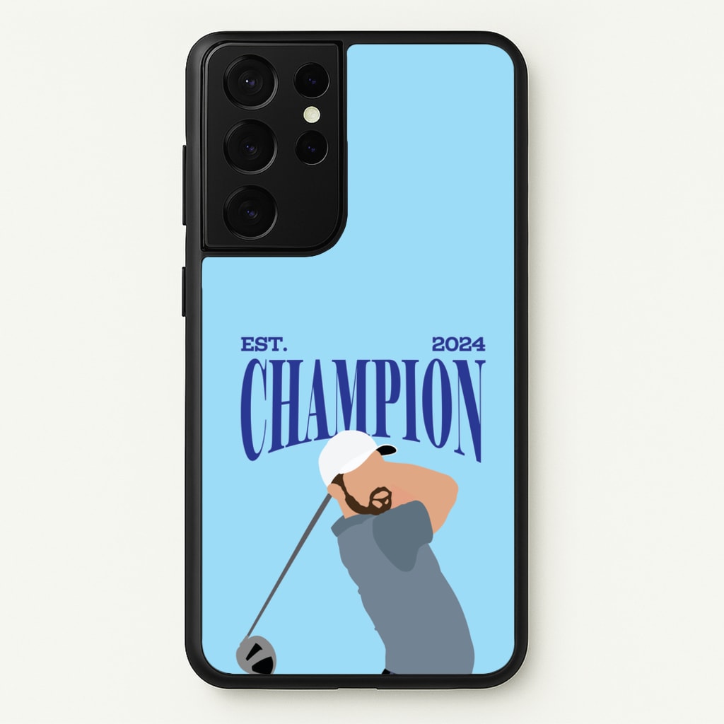 Schauffele Champion 2024 - Golf Phone Case for Galaxy S21 Ultra