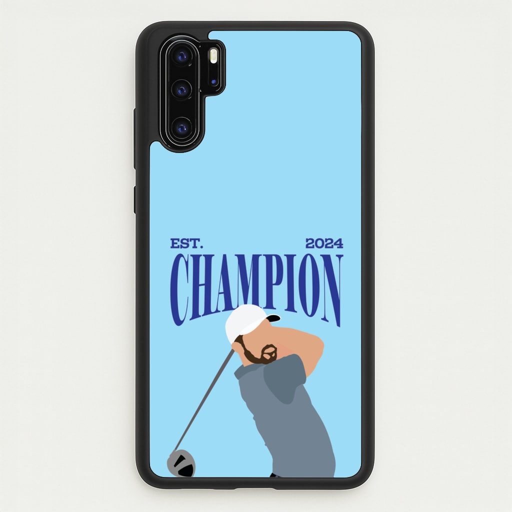 Schauffele Champion 2024 - Golf Phone Case for Huawei P30 Pro